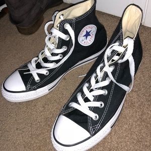 Black high top Converse